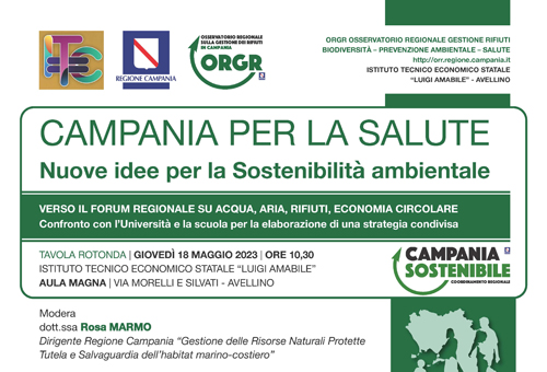 "La Campania per la salute". Nuovo incontro per la sostenibilità ambientale ad Avellino
