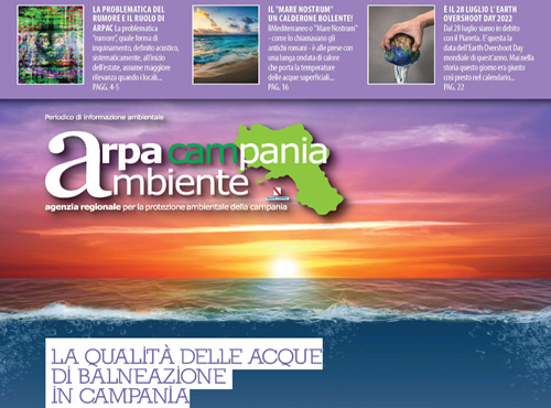 Magazine “Arpacampania Ambiente”, edizione del 31 Luglio 2022