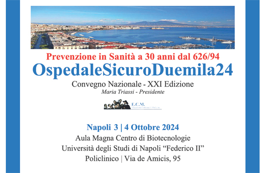 Arpa Campania alla XXI edizione di "OspedaleSicuroDuemila24"