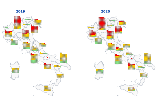 PM10, i dati rilevati nel 2020 dal Snpa - Arpac